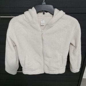 Carter's Soft White Fleece Hoodie